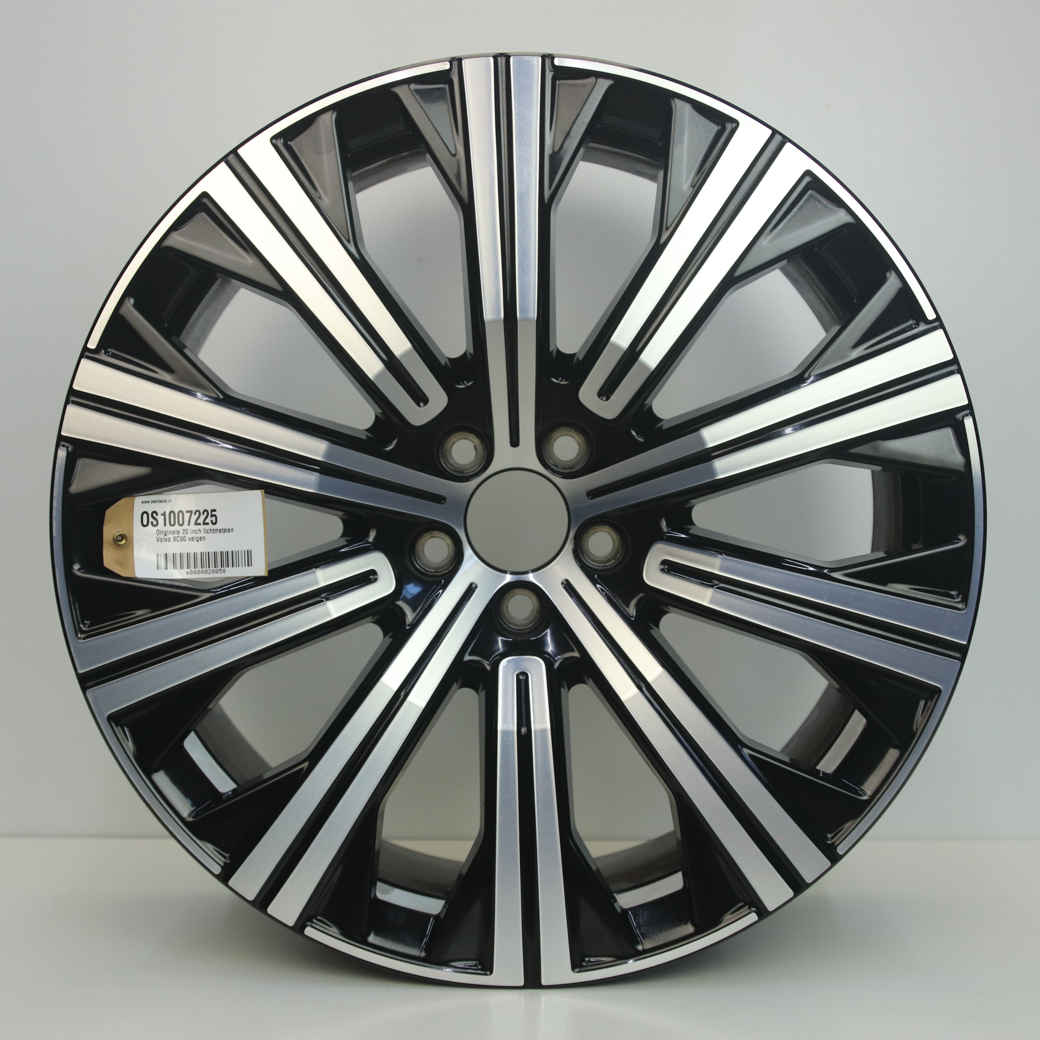 OS1007225 Originele 20 inch lichtmetalen Volvo XC90 velgen 9.00X20 5X108 ET38.5 NB63.40 Zwart gepolijst