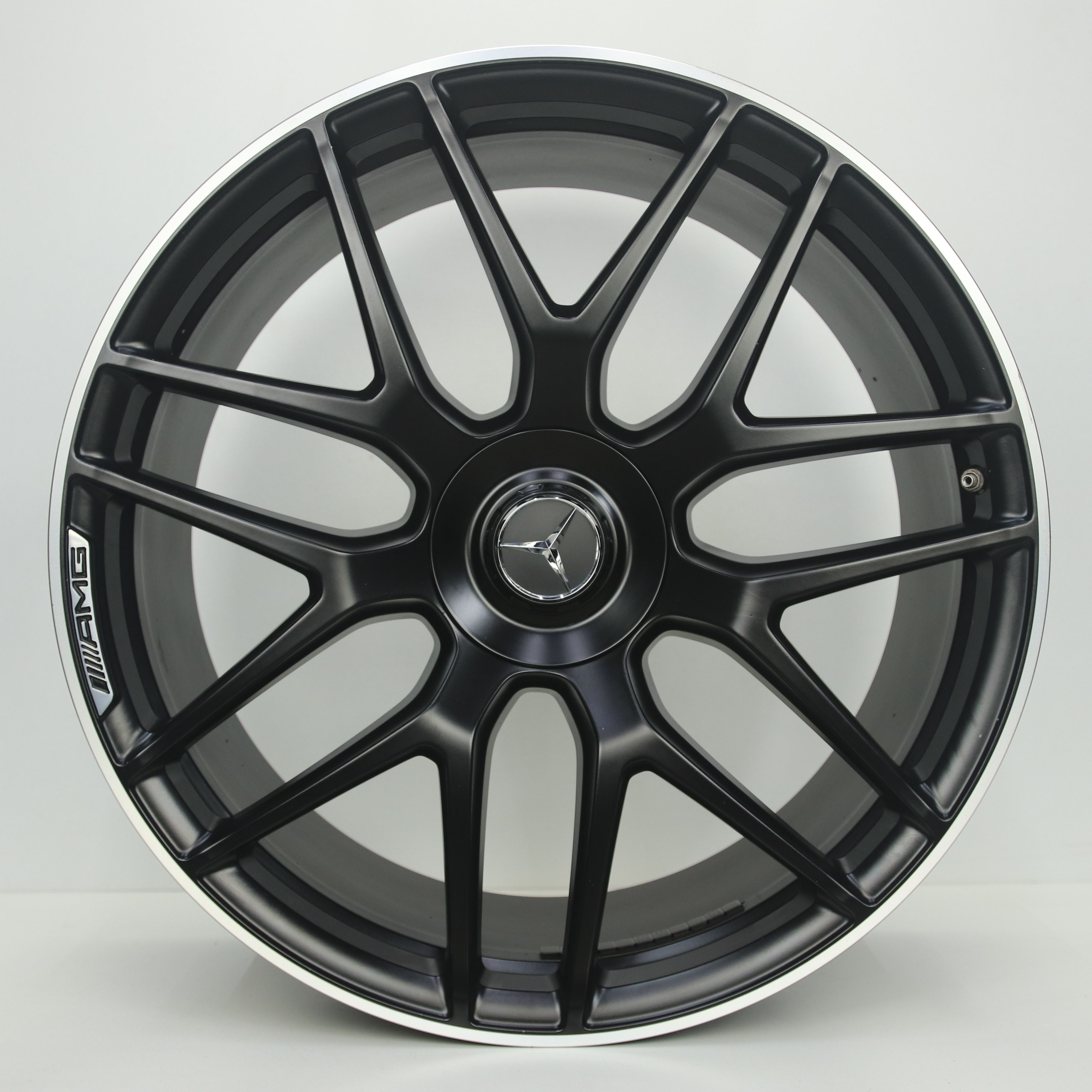 IN1003076 Originele 22 inch lichtmetalen Mercedes-Benz GLE-klasse 53/63 AMG velgen (Breedset) 10.00X22 5X112 ET55.0 NB66.60 Mat zwart gepolijst