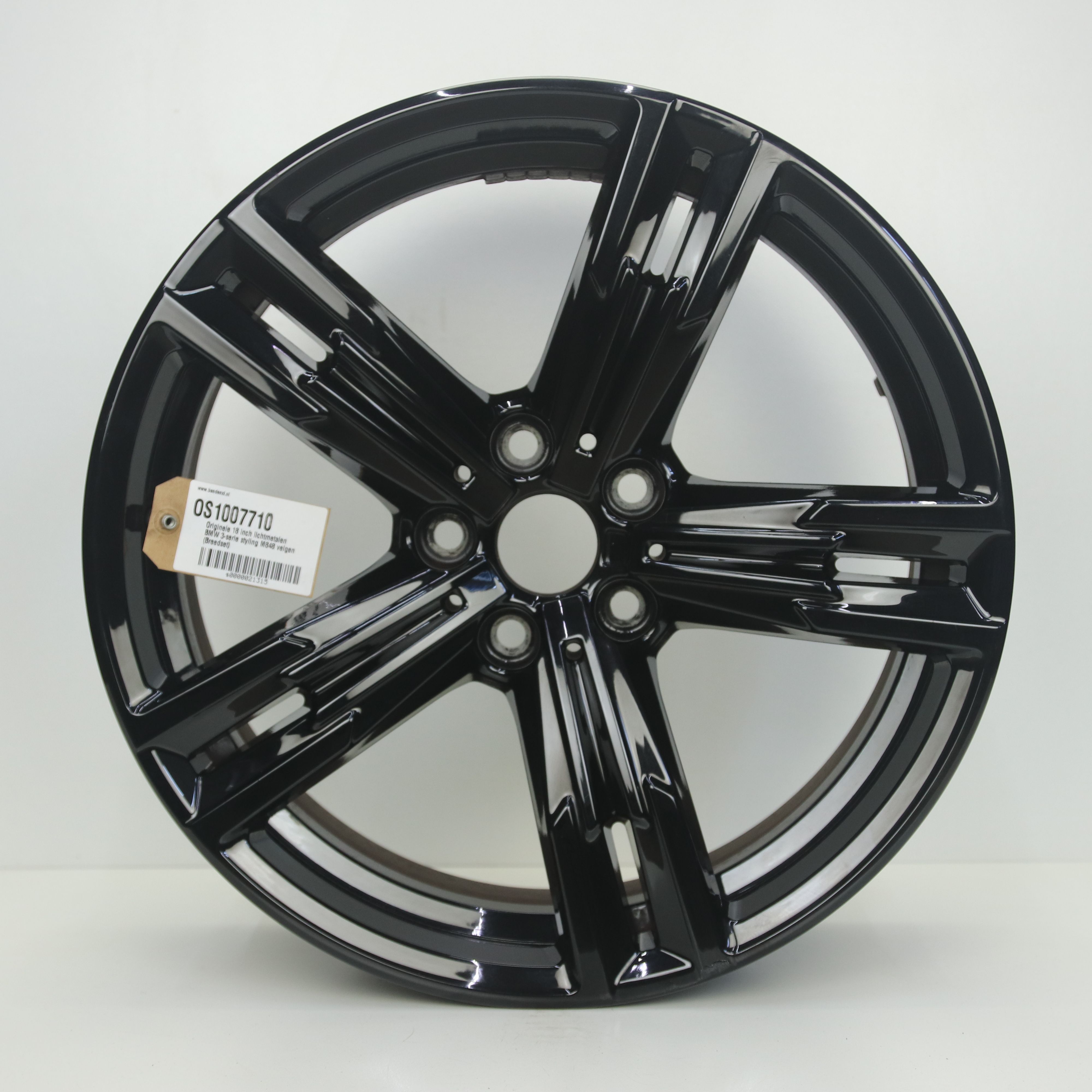 OS1007710 Originele 18 inch lichtmetalen BMW 3-serie styling M848 velgen (Breedset) 7.50X18 5X112 ET25.0 NB66.60 Zwart