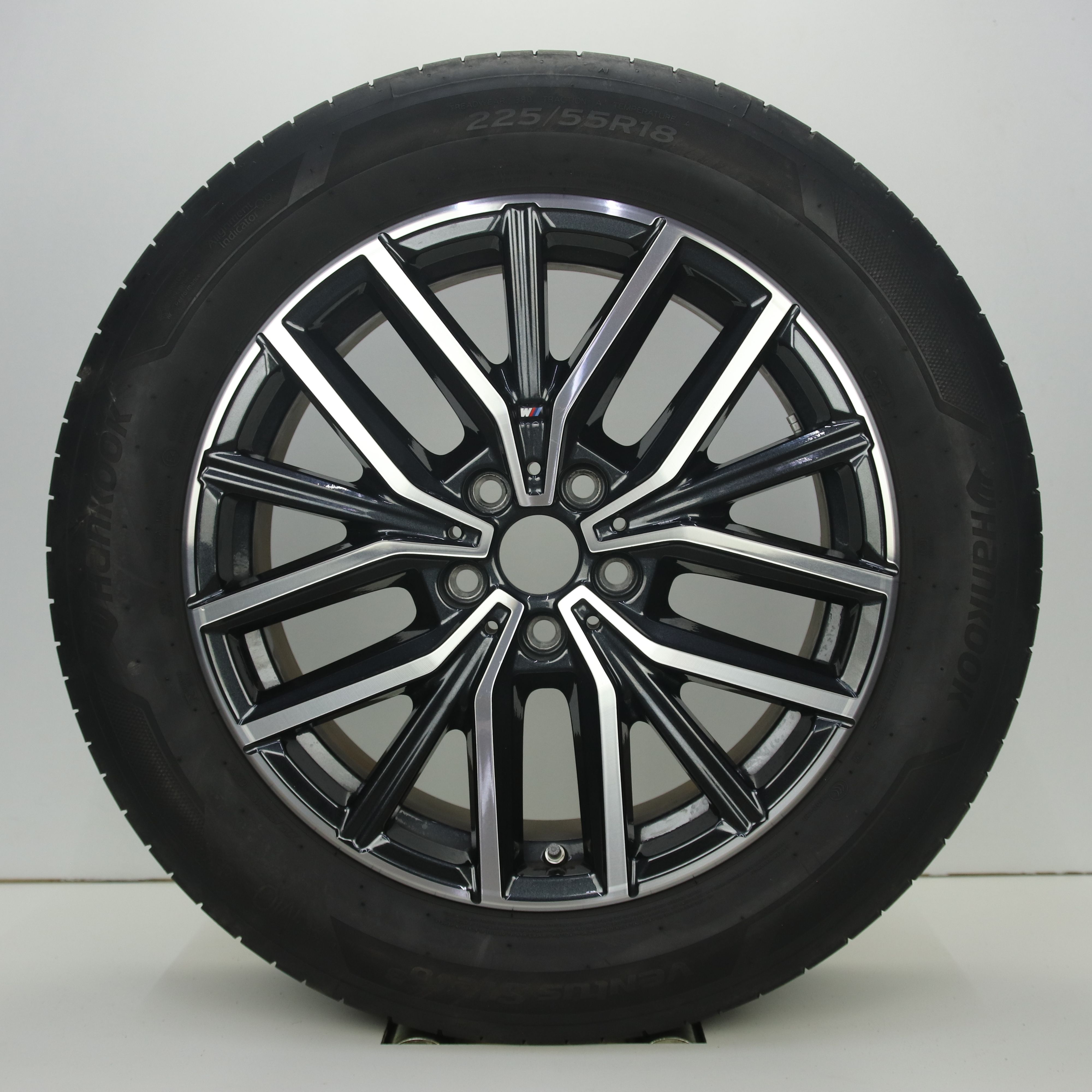 OS1007894 Originele 18 inch lichtmetalen BMW X1 styling 838M velgen 7.50X18 5X112 ET50.0 NB66.60 Antraciet gepolijst