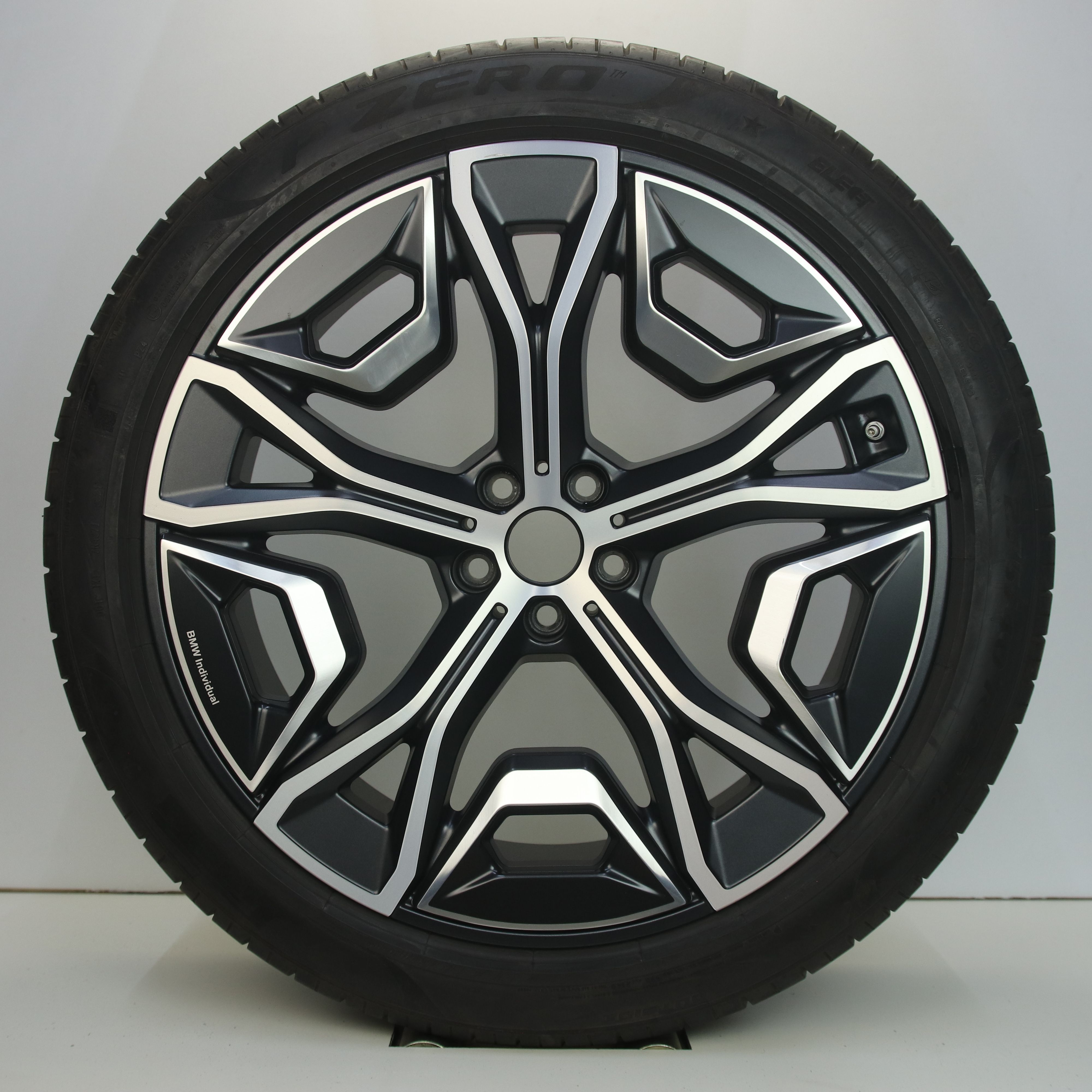 OS1007577 Originele 22 inch lichtmetalen BMW iX i20 styling 1021 velgen 9.50X22 5X112 ET37.0 NB66.60 Mat zwart gepolijst