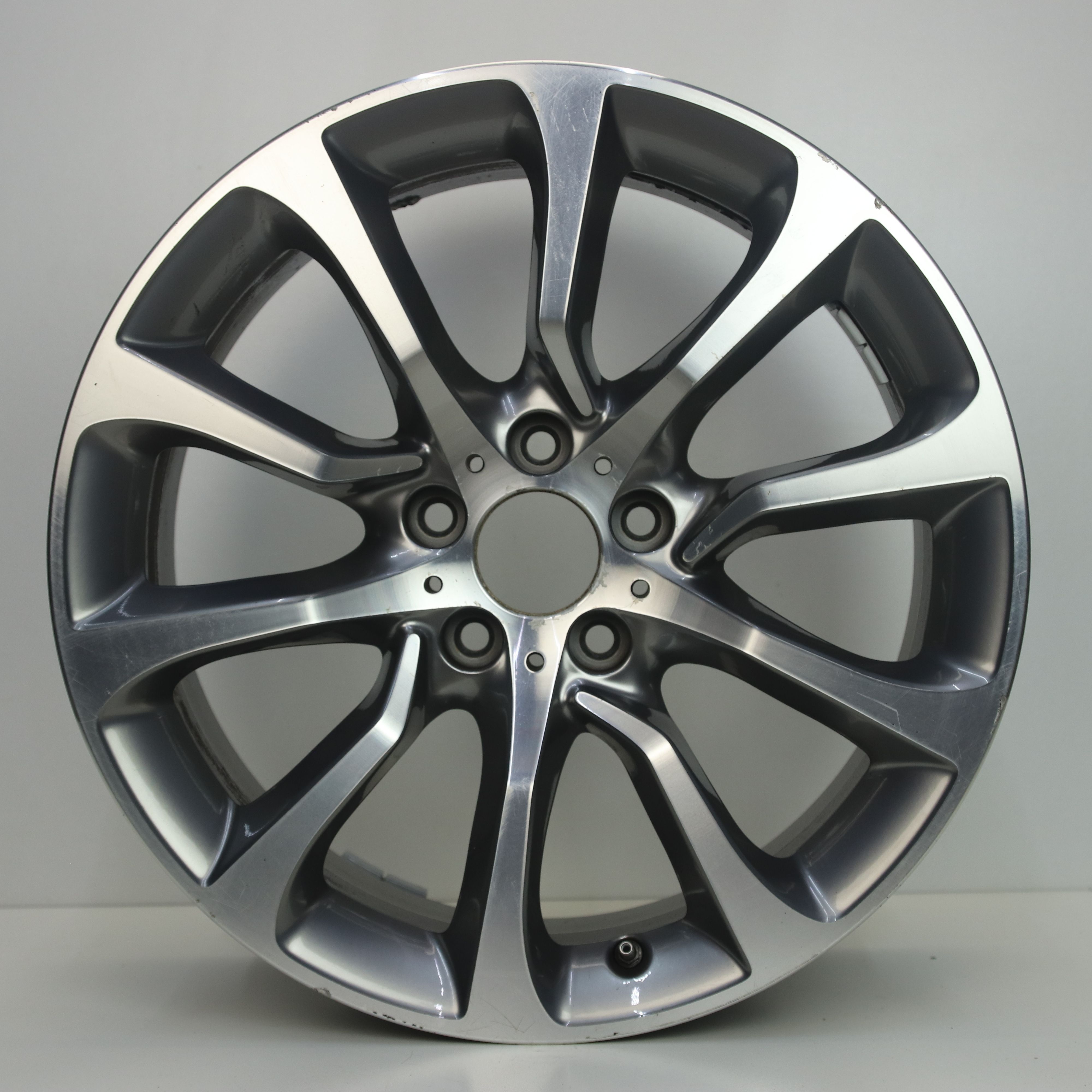 OS1007518 Originele 19 inch lichtmetalen BMW 5-Serie styling 453 velgen 8.50X19 5X120 ET33.0 NB72.60 Antraciet Gepolijst