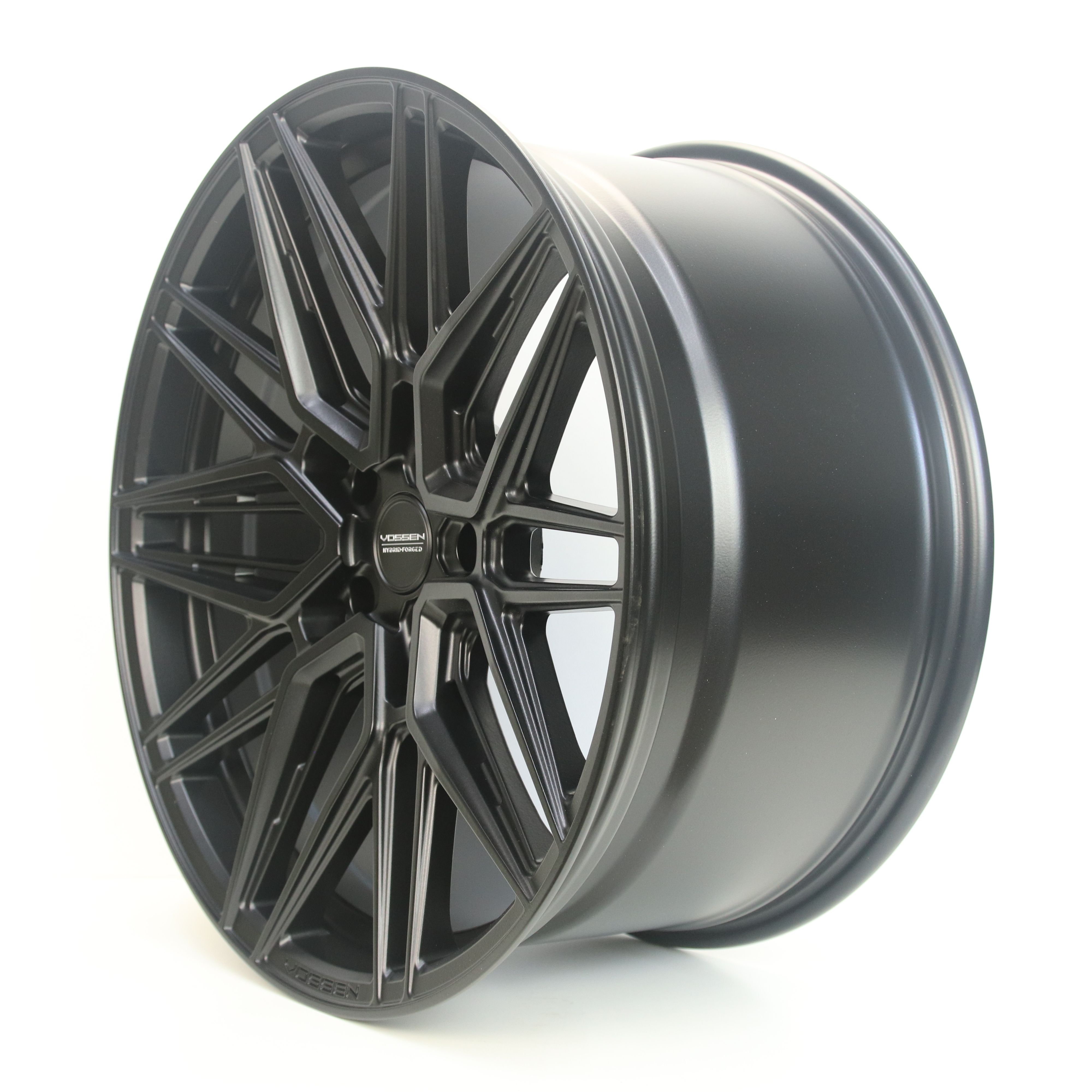 NS1002910 Set 21 inch lichtmetalen Vossen HF-7 velgen 10.50X21 5X130 ET35.0 NB84.10 Mat zwart