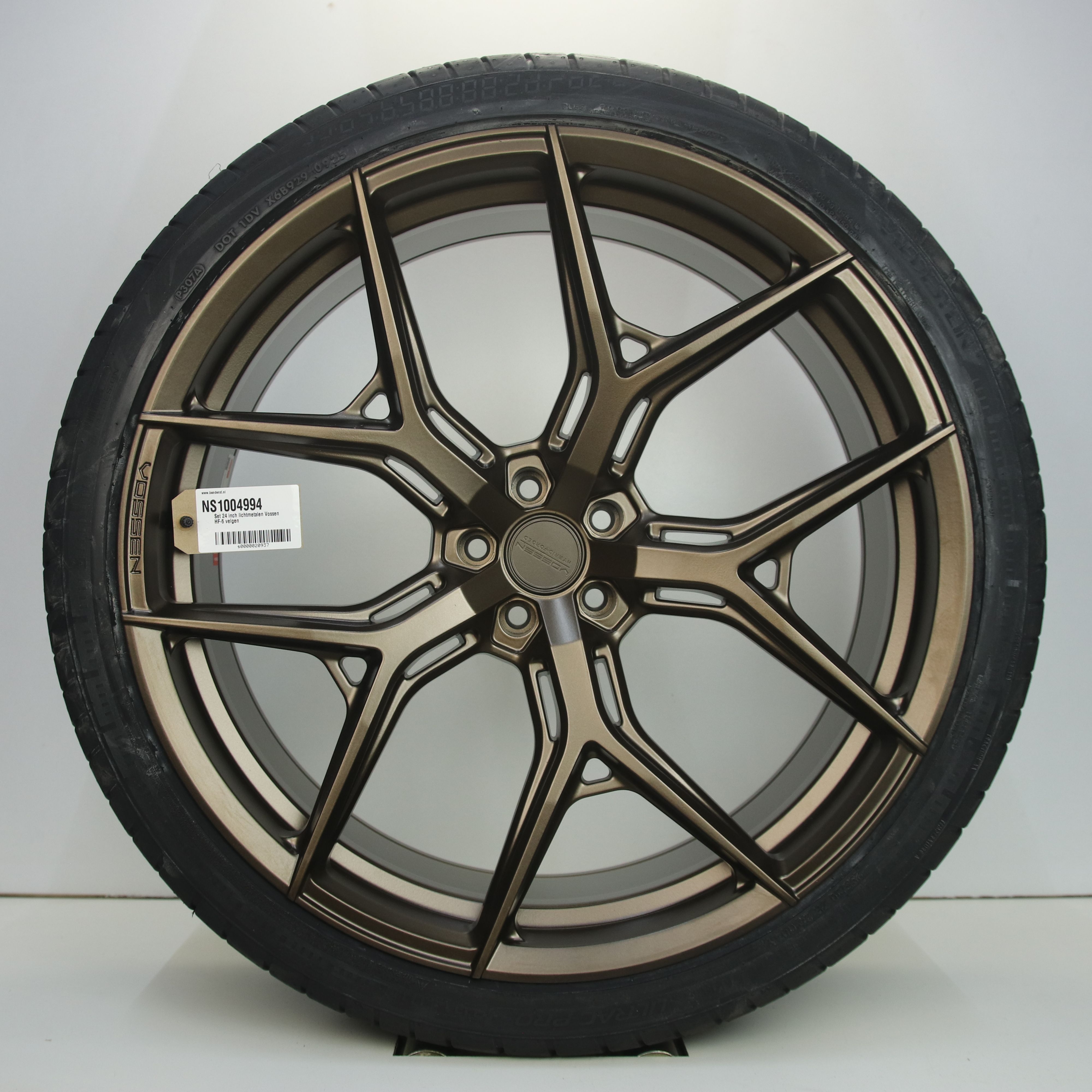 NS1004994 Set 24 inch lichtmetalen Vossen HF-5 velgen 10.00X24 5X112 ET5.0 NB66.50 Mat brons