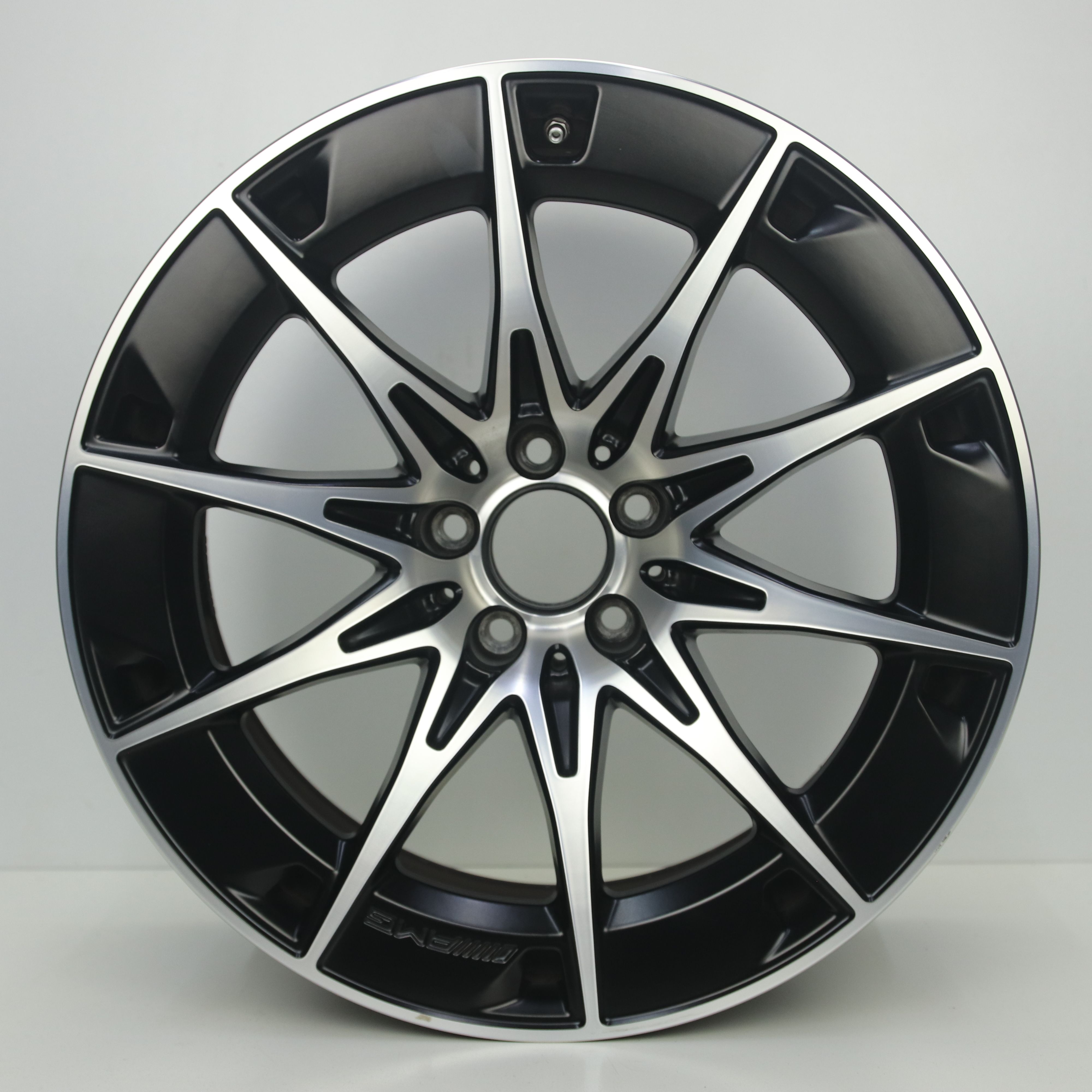 OS1007892 Originele 19 inch lichtmetalen Mercedes-Benz CLE 53 AMG velgen (Breedset) 9.50X19 5X112 ET19.0 NB66.60 Mat zwart gepolijst