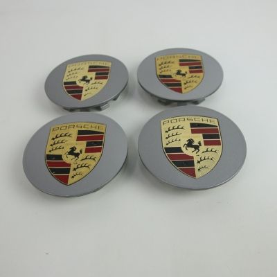 Naafkappen set OEM Porsche (zilver) 7P5601149C