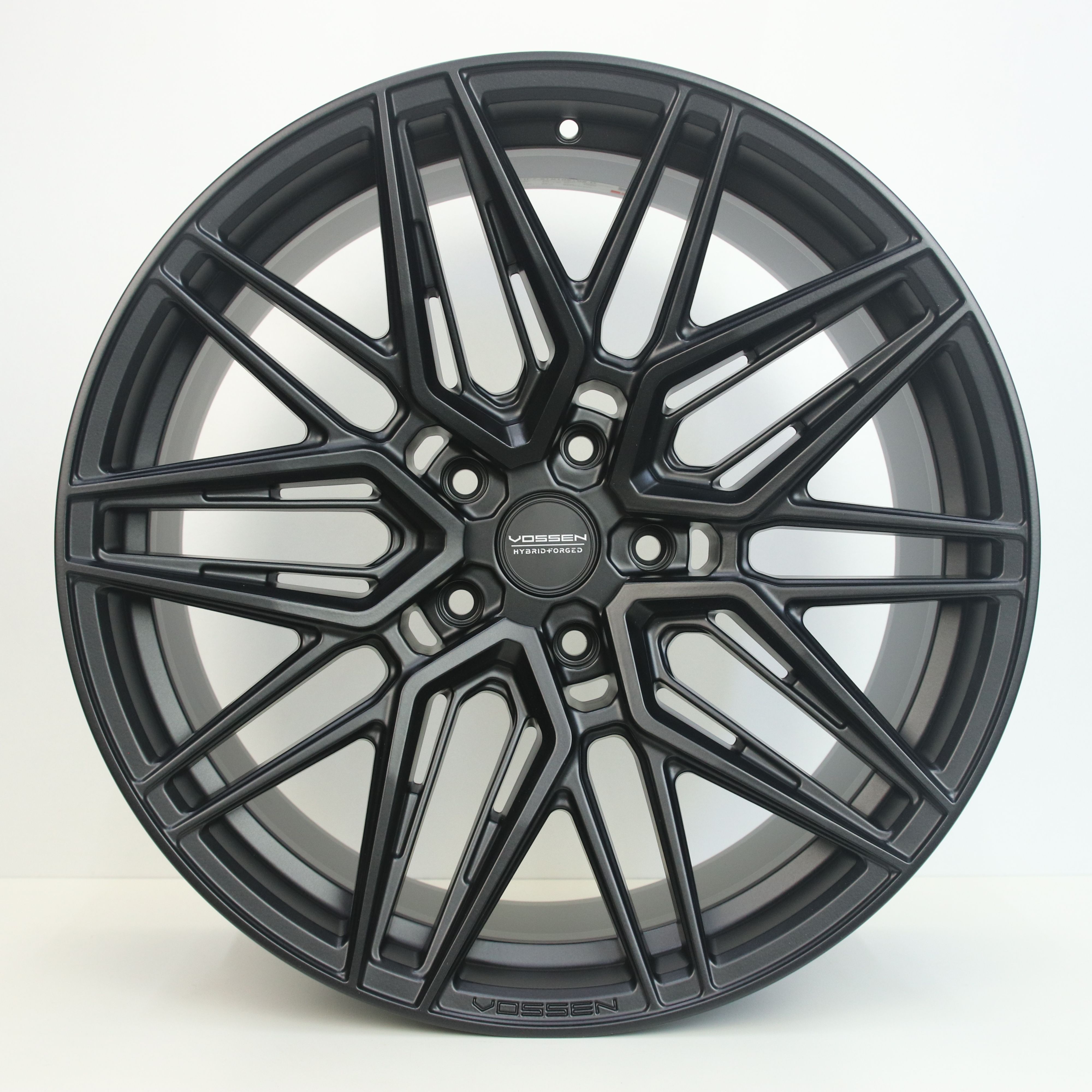 NS1002910 Set 21 inch lichtmetalen Vossen HF-7 velgen 10.50X21 5X130 ET35.0 NB84.10 Mat zwart