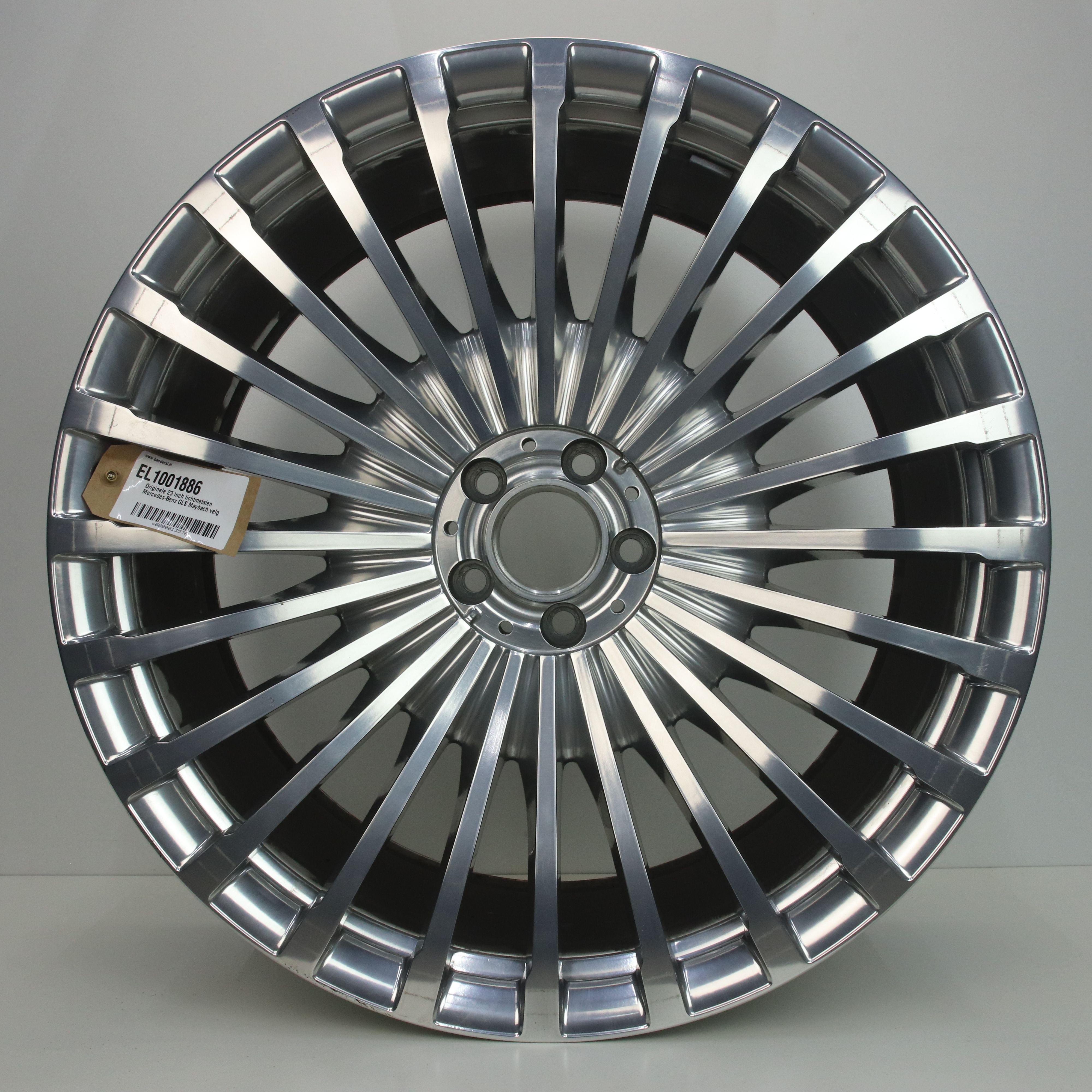 EL1001886 Originele 23 inch lichtmetalen Mercedes-Benz GLS Maybach velg 11.50X23 5X112 ET47.0 NB66.60 Chroom