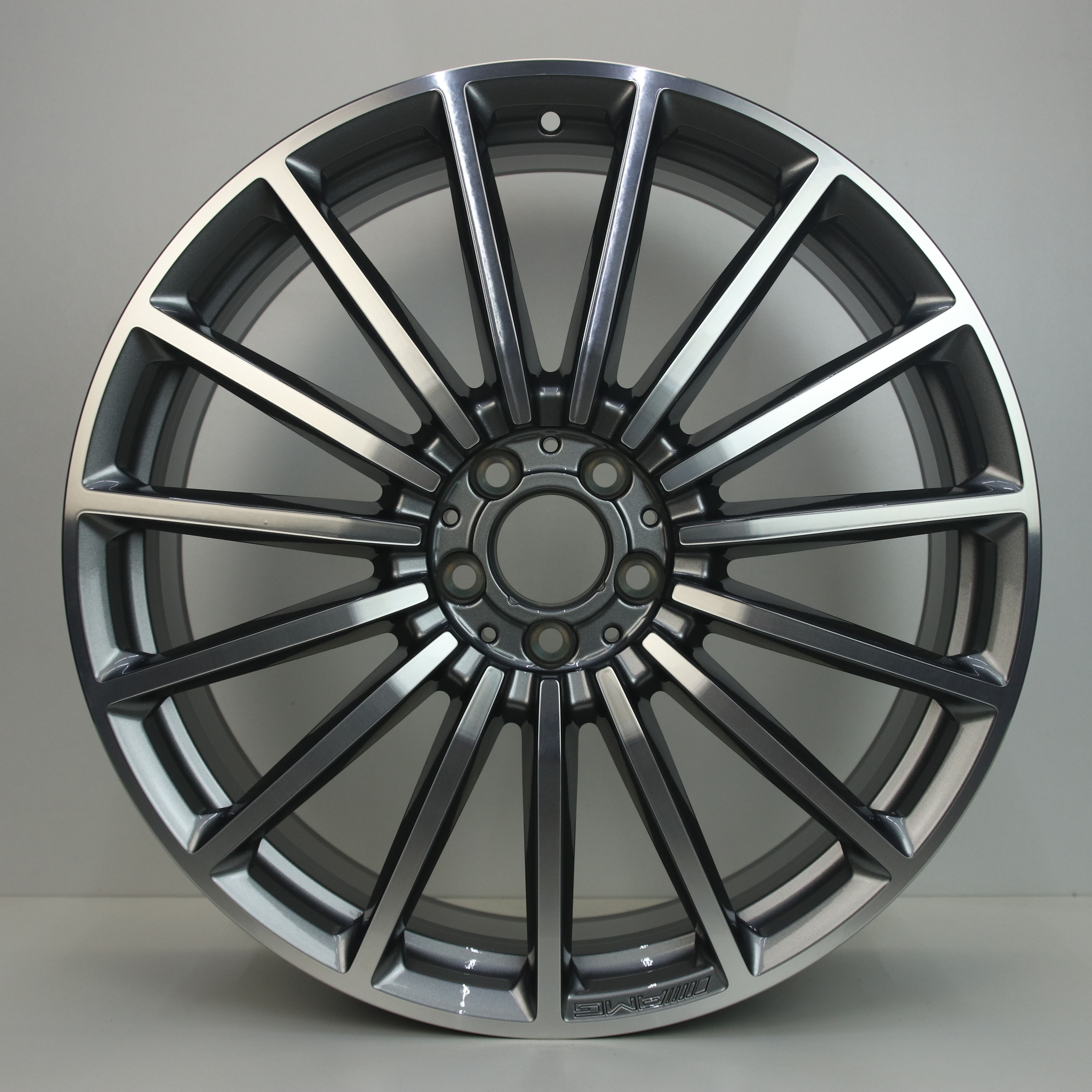 OS1005573 Originele 21 inch lichtmetalen Mercedes-Benz GLA-klasse AMG velgen 8.50X21 5X112 ET51.0 NB66.60 Antraciet gepolijst