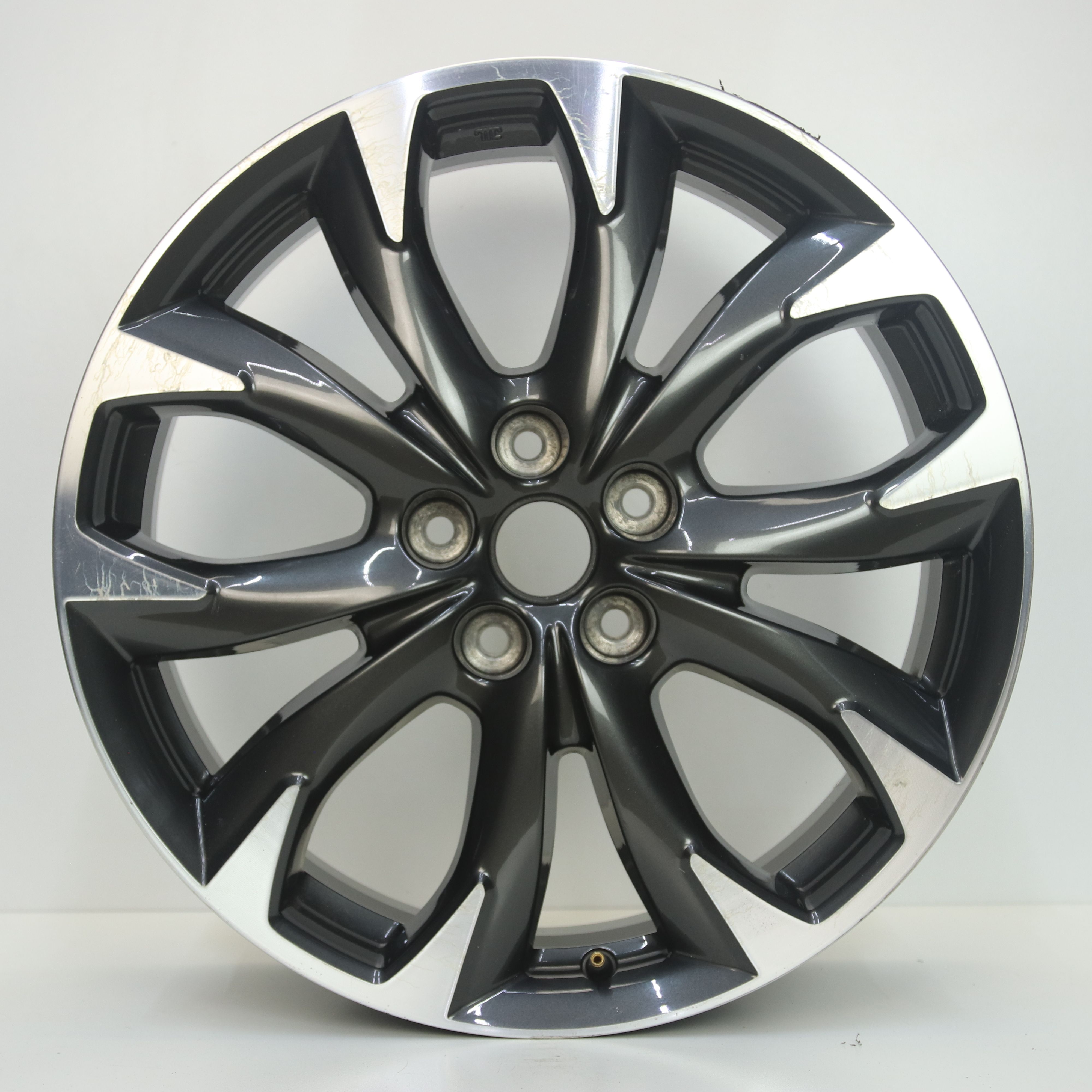IN1003044 Originele 19 inch lichtmetalen Mazda CX-5 velgen 7.00X19 5X114.3 ET50.0 NB67.10 Antraciet Gepolijst