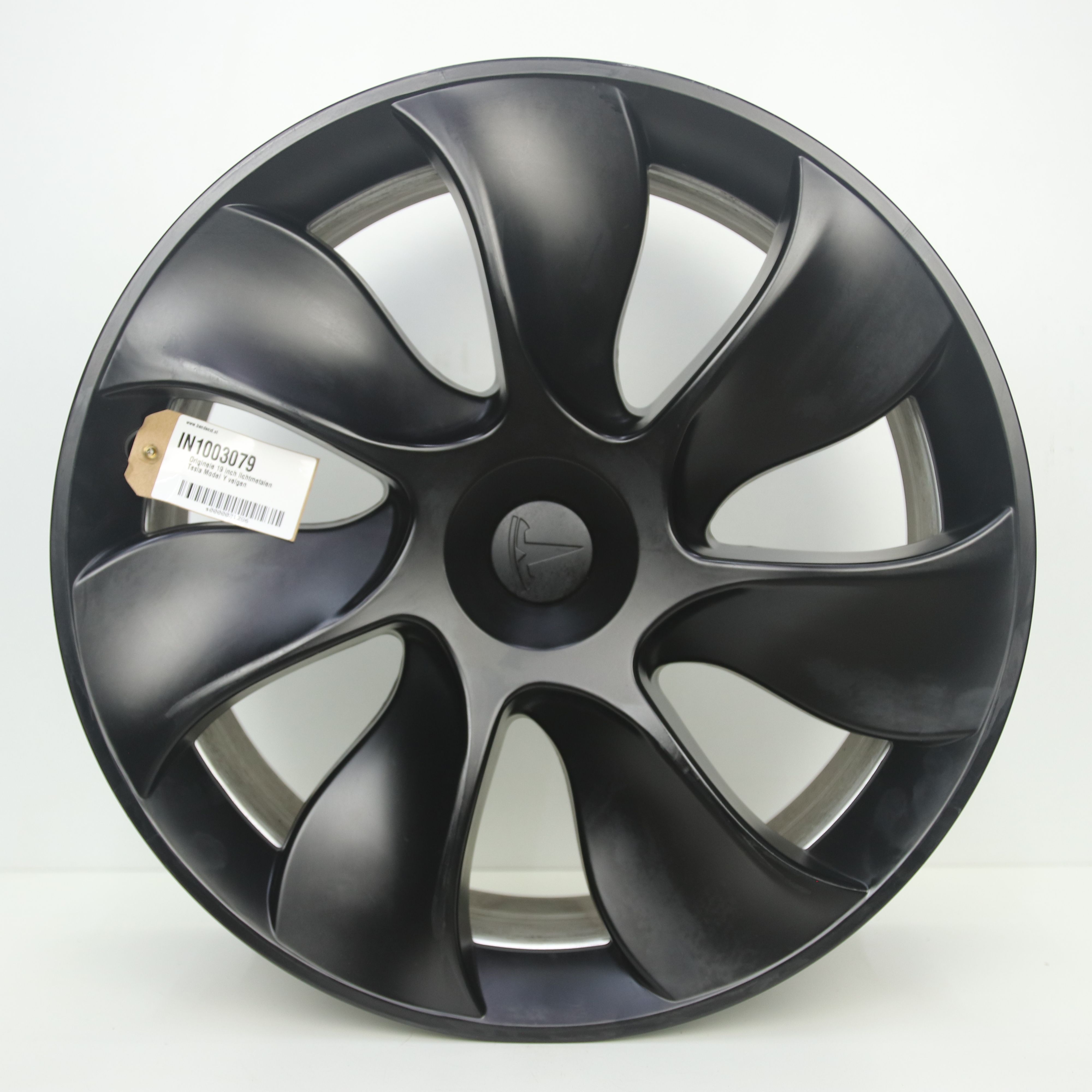 IN1003079 Originele 19 inch lichtmetalen Tesla Model Y velgen 9.50X19 5X114.3 ET45.0 NB64.10 Mat zwart