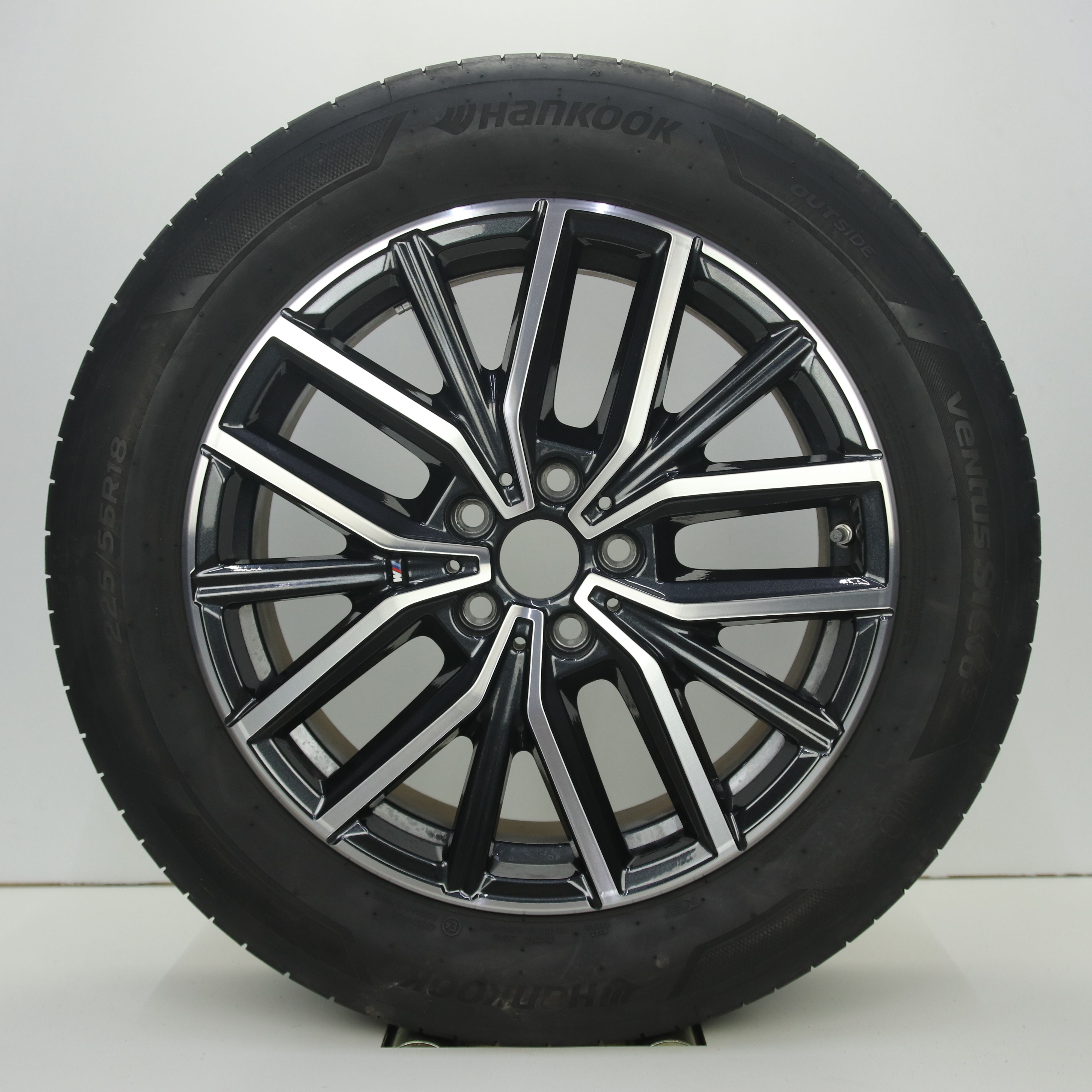 OS1007894 Originele 18 inch lichtmetalen BMW X1 styling 838M velgen 7.50X18 5X112 ET50.0 NB66.60 Antraciet gepolijst