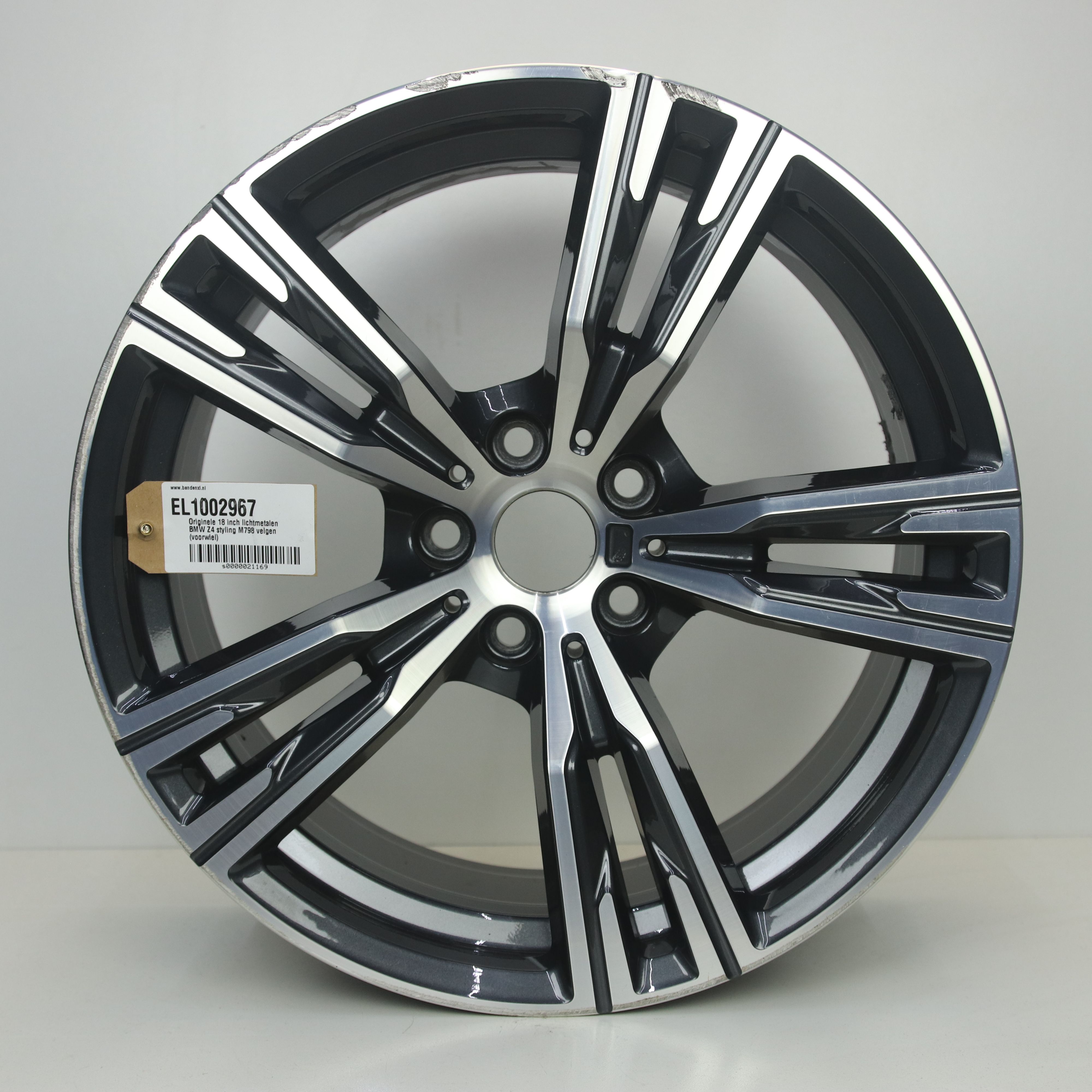 EL1002967 Originele 18 inch lichtmetalen BMW Z4 styling M798 velgen (voorwiel) 9.00X18 5X112 ET32.0 NB66.60 Antraciet gepolijst