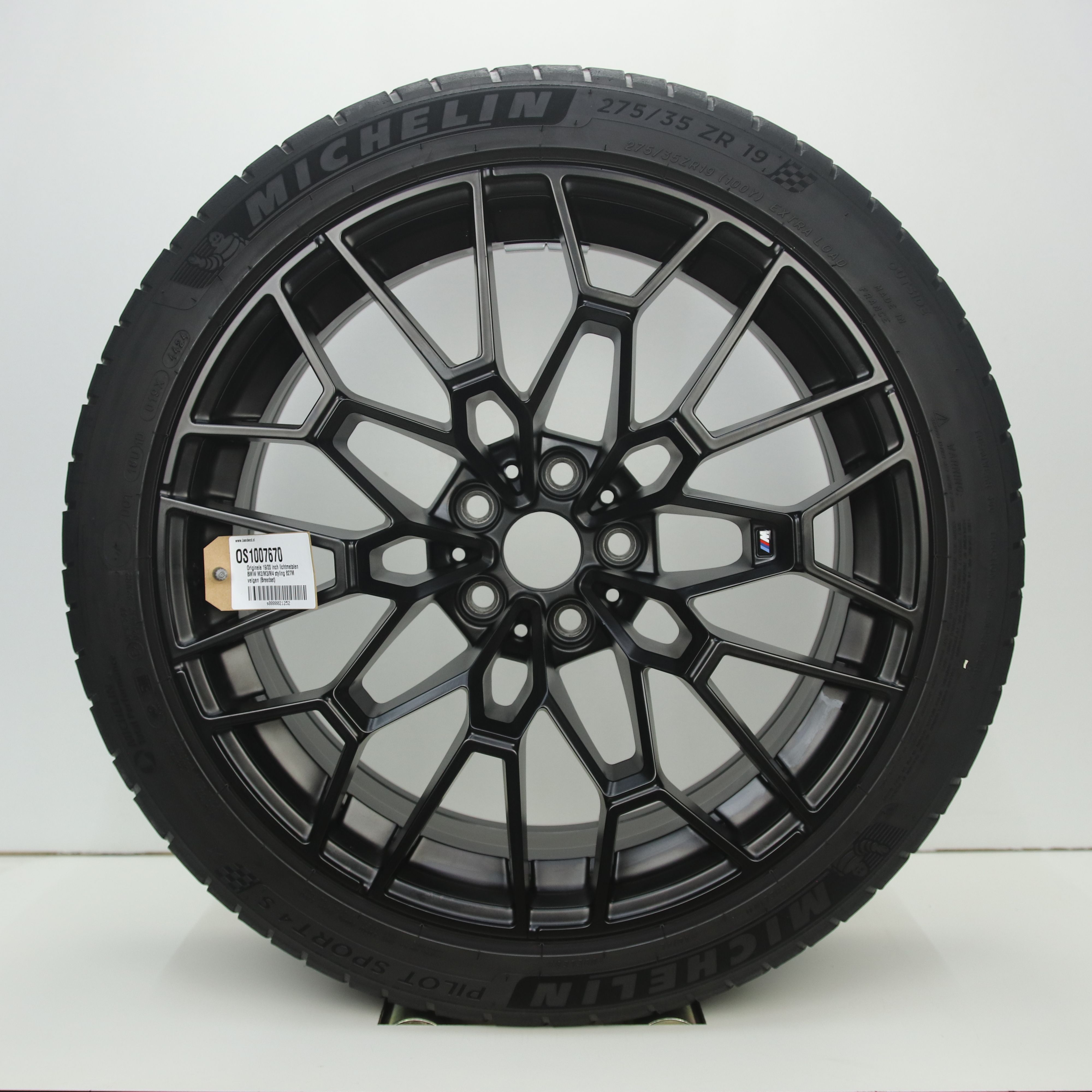 OS1007670 Originele 19/20 inch lichtmetalen BMW M2/M3/M4 styling 827M velgen (Breedset) 9.50X19 5X112 ET20.0 NB66.60 Mat zwart