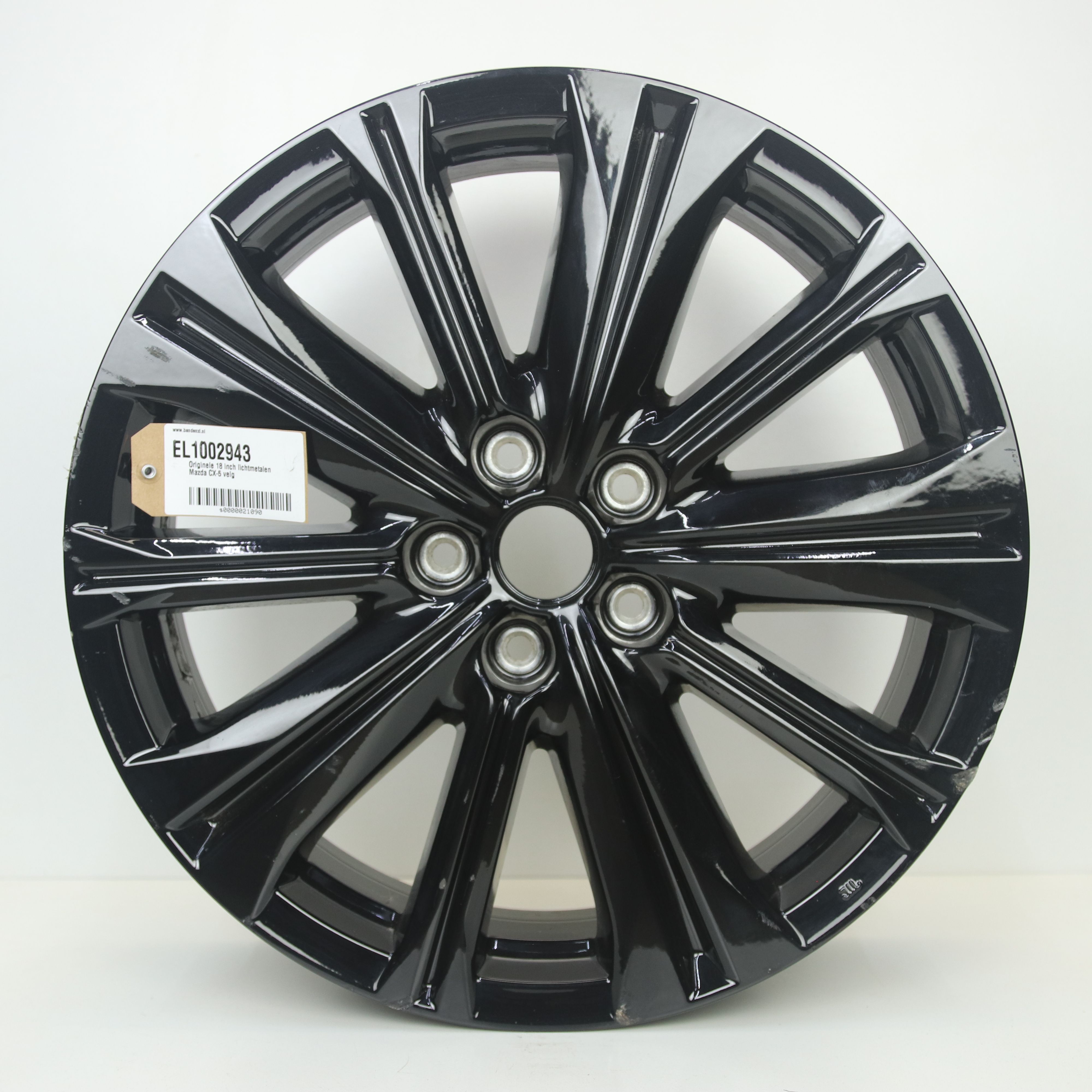 EL1002943 Originele 18 inch lichtmetalen Mazda CX-5 velg 7.00X19 5X114.3 ET45.0 NB67.10 Zwart