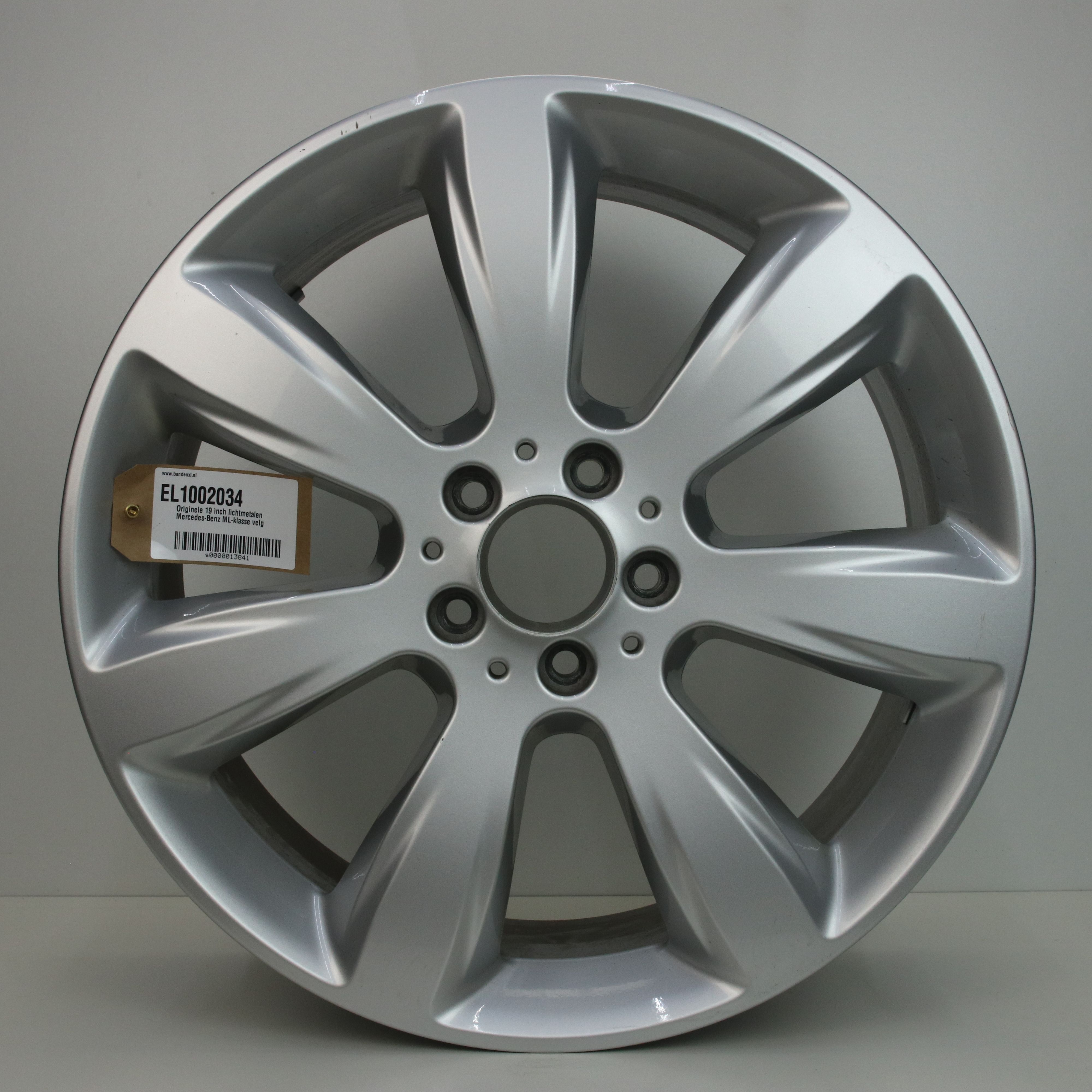 EL1002034 Originele 19 inch lichtmetalen Mercedes-Benz ML-klasse velg 8.50X19 5X112 ET59.0 NB66.60 Zilver