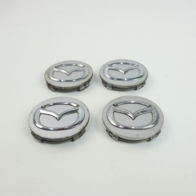 Naafkappen set OEM Mazda (Zilver) D2512