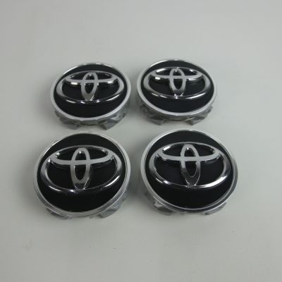 Naafkappen set OEM Toyota (Hoogglans zwart)