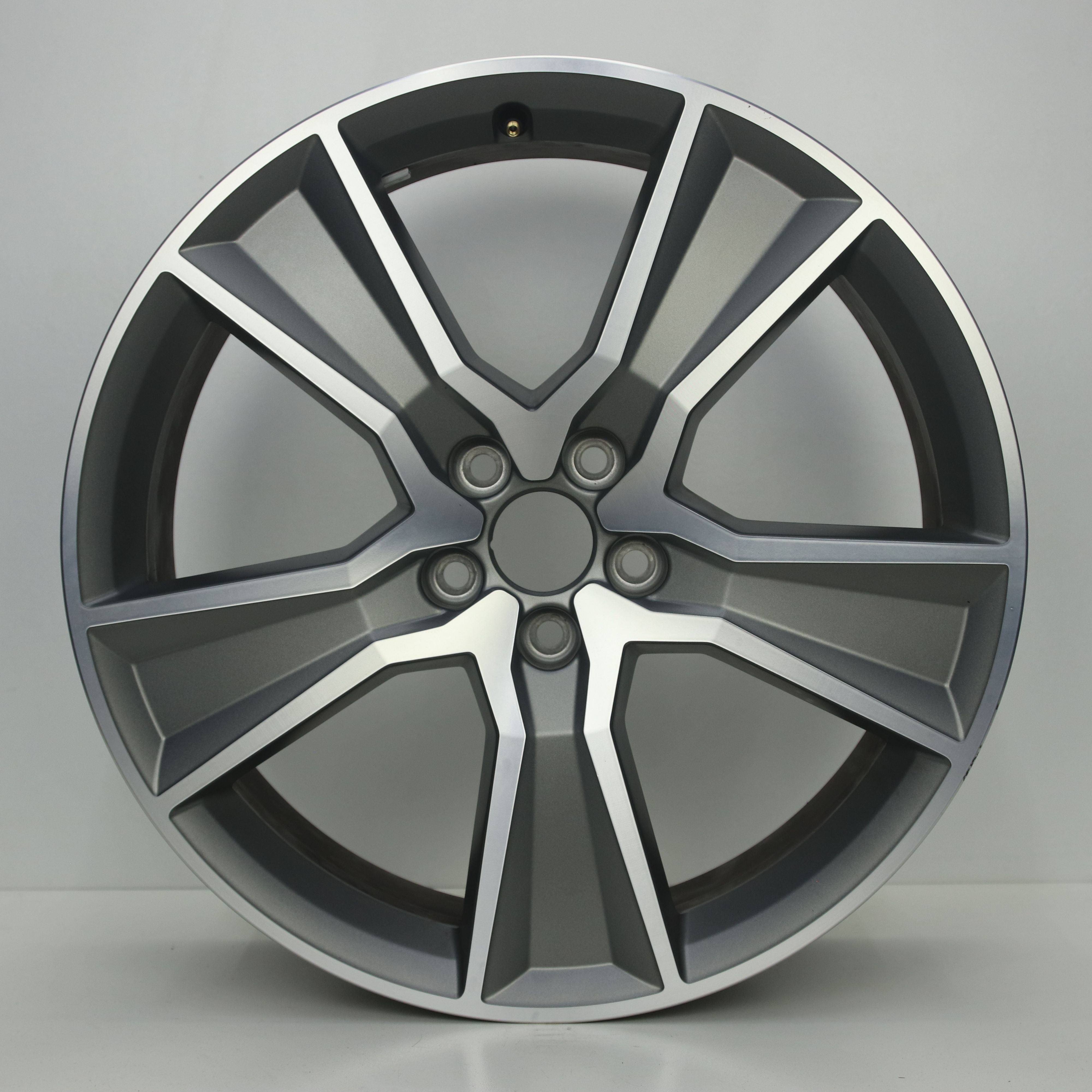 OS1007652 Originele 20 inch lichtmetalen Audi Q5 velgen 8.00X20 5X112 ET39.0 NB66.60 Mat antraciet gepolijst