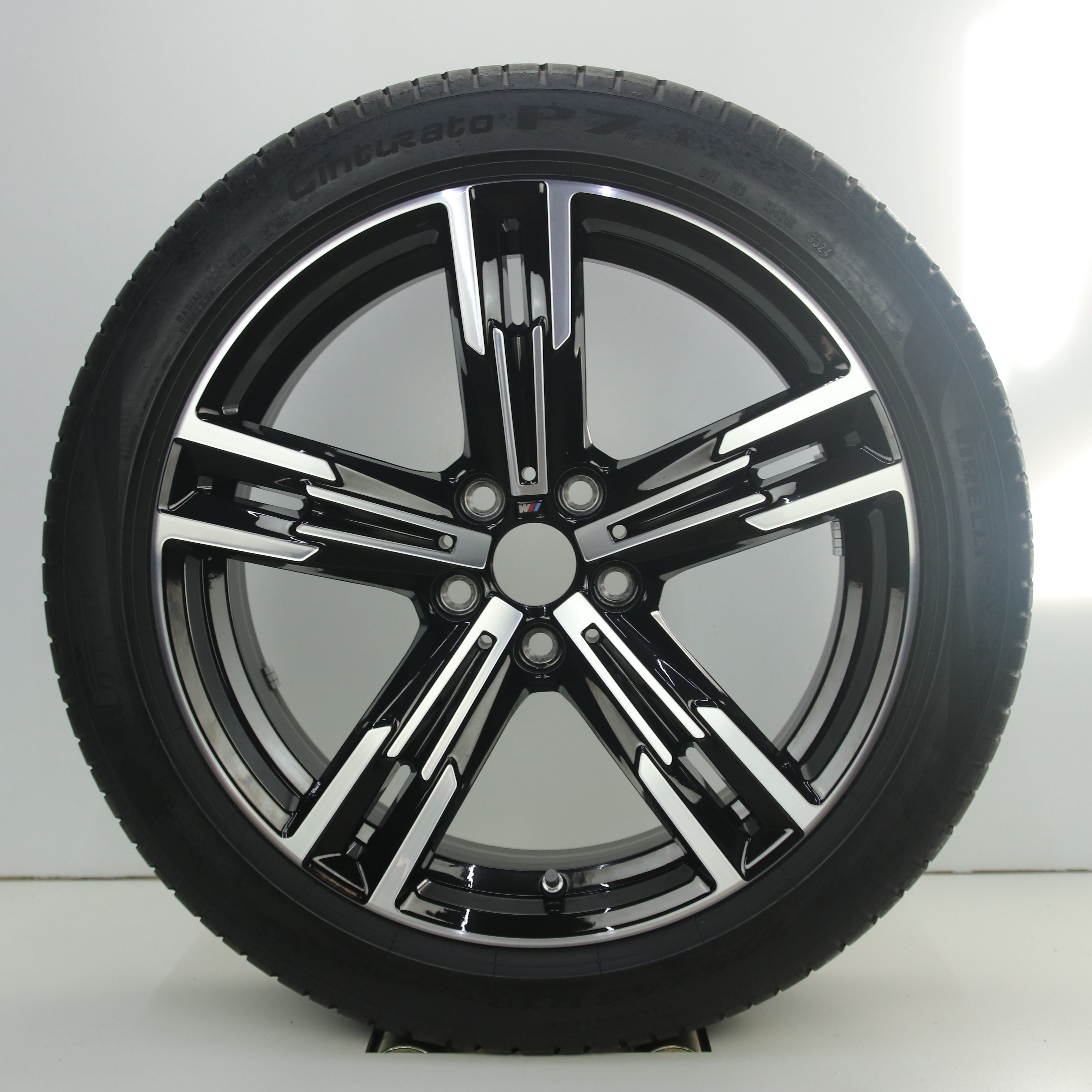 OS1007884 Originele 18 inch lichtmetalen BMW 3-serie styling M848 velgen (Breedset) 7.50X18 5X112 ET25.0 NB66.60 Zwart