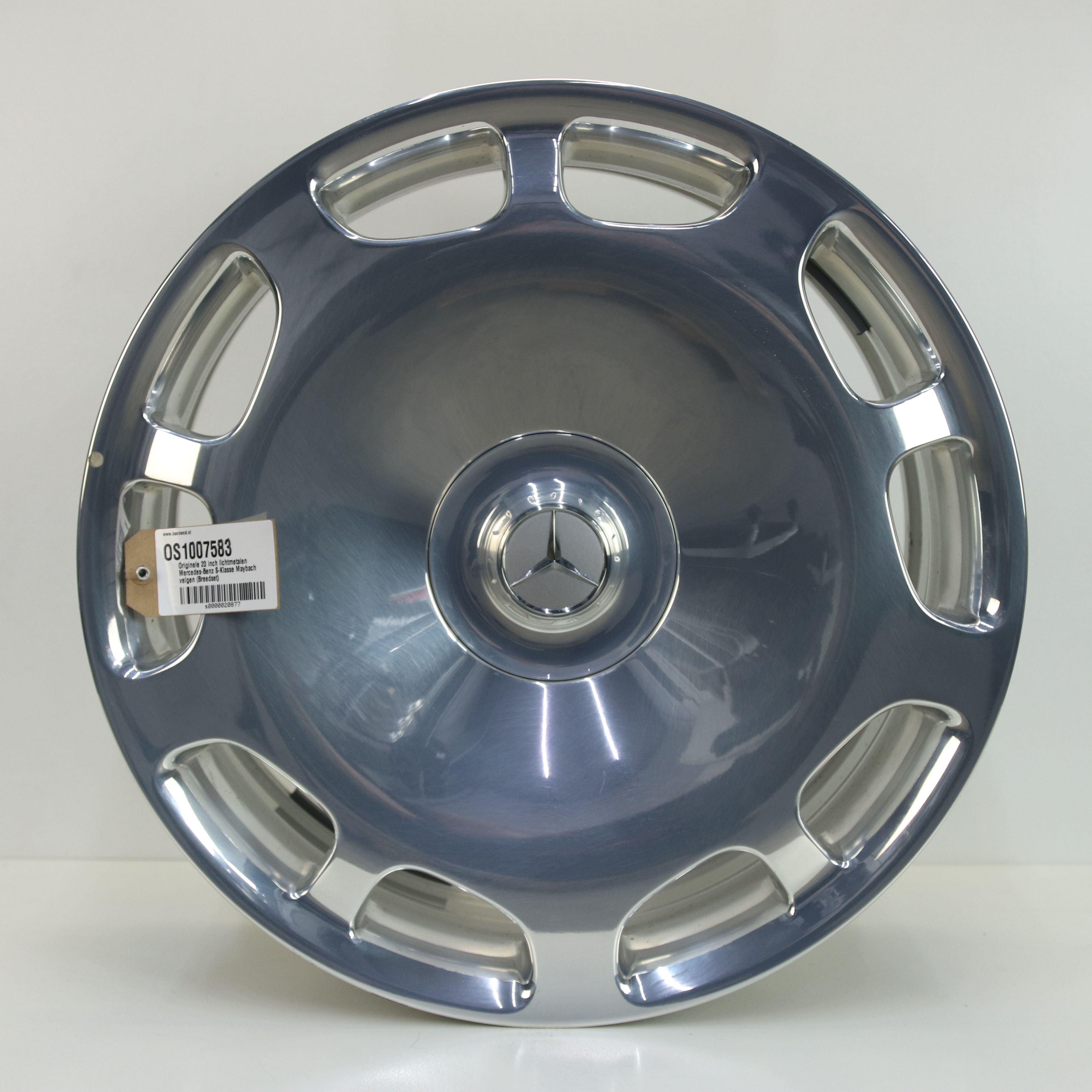 OS1007583 Originele 20 inch lichtmetalen Mercedes-Benz S-Klasse Maybach velgen (Breedset) 8.50X20 5X112 ET36.0 NB66.60 Chrome