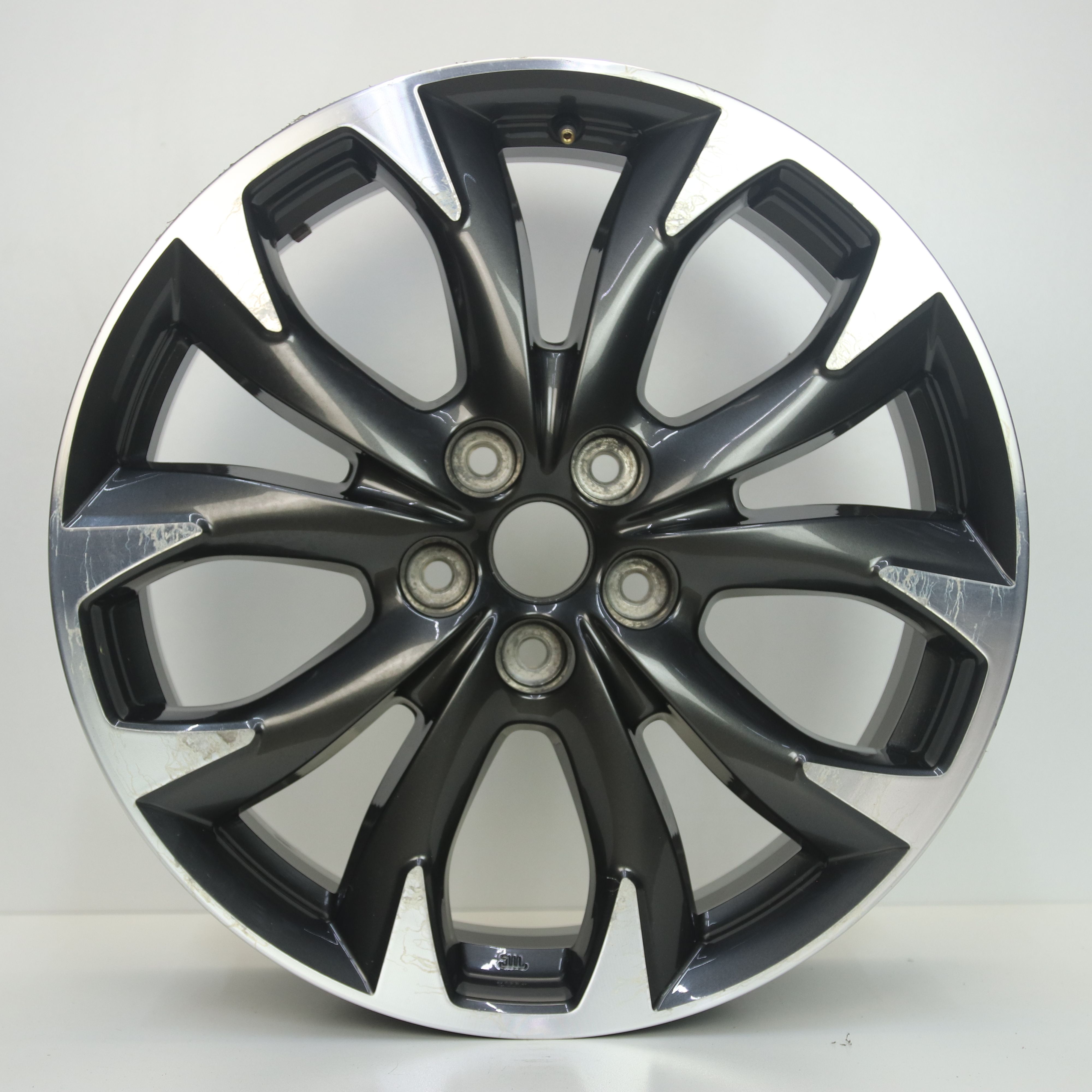 IN1003044 Originele 19 inch lichtmetalen Mazda CX-5 velgen 7.00X19 5X114.3 ET50.0 NB67.10 Antraciet Gepolijst